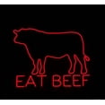 thumbnail image 1 of Glowneon Beef Neon Sign, Beef Steak BBQ Restaurant Led Light Decor, 1 of 4