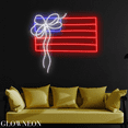 thumbnail image 1 of Glowneon Best 4th Of July Gift, US Flag Neon Led Light Bedroom Decor, 1 of 5