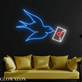 thumbnail image 1 of Glowneon Bird With Letter Neon Sign, Bird Letter Led Sign, Mom Gifts, 1 of 5