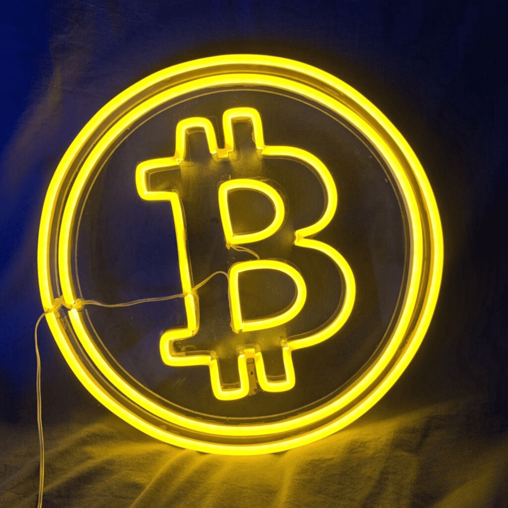 Crypto neon sign (98) foto