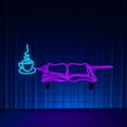 thumbnail image 1 of Glowneon Book & Coffee Neon Sign, Coffee Store Book Shop Wall Decor, 1 of 5