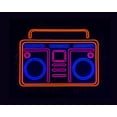 thumbnail image 1 of Glowneon Boombox Neon Sign, Retro Stereo Radio Wall Decor, 1 of 4