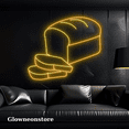 thumbnail image 1 of Glowneon Bread Neon Light, Toast Neon Sign, Toast Sign Decor Bakery, 1 of 4