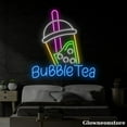 thumbnail image 1 of Glowneon Bubble Tea Neon Sign, Bubble Tea Led Sign, Boba Tea Neon Led Light, Dessert Shop Decor, 1 of 5