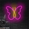 thumbnail image 1 of Glowneon Butterfly Neon Wall Art, Butterfly Led Light Home Wall Decor, 1 of 5