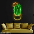 thumbnail image 1 of Glowneon Cactus Flower Neon Sign, Cactus Led Sign, Flower Shop Decor, 1 of 5