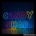 thumbnail image 1 of Glowneon Candy Shop Neon Sign, Candy Shop Led Sign, Open Candy Store Sign, Custom Store Signage, 1 of 5