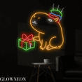 thumbnail image 1 of Glowneon Capybara Birthday Neon Sign, Capybara Led Sign, Kid's Gift, 1 of 4