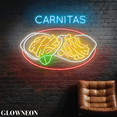 thumbnail image 1 of Glowneon Carnitas Neon Led Sign, Mexican Carnitas Restaurant Decor, 1 of 5