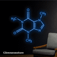 thumbnail image 1 of Glowneon Chemistry Molecule Neon Sign, Chemical Formula Wall Decor, 1 of 4