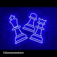 thumbnail image 1 of Glowneon Chessman Neon Sign, Chess King Neon Led, Chess Queen Led Light, Chess Club Led Light Sign, 1 of 4