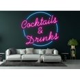 thumbnail image 1 of Glowneon Cocktails and Drinks Bar Pub Neon Signs, 1 of 4
