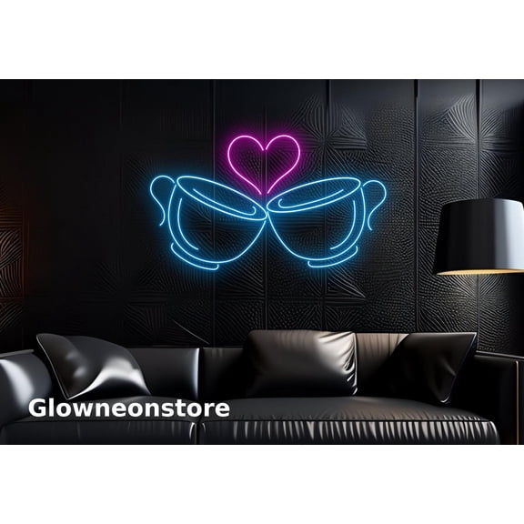 Glowneon Coffee Neon Sign, Coffee Led Sign, Coffee Bar Light, Cafe Neon Sign, Cafe Shop Sign