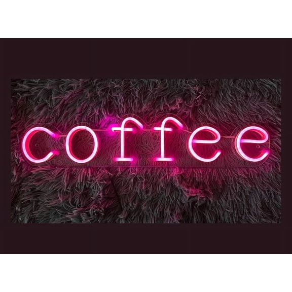 Glowneon Coffee Neon Sign, Coffee Led Sign, Coffee, Coffee Shop Decor