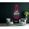 thumbnail image 1 of Glowneon Cold Beer Party Pub Neon Signs, Bar Pub Led Light Decor, 1 of 4