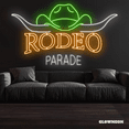 thumbnail image 1 of Glowneon Cowboy Hat Longhorn Neon Sign, Farmhouse Decor, Cowboy Decor, 1 of 4