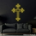 thumbnail image 1 of Glowneon Cross Neon Sign, Cross LED Sign, Christian Cross Symbol, Cross Jesus LED Neon Light, 1 of 5