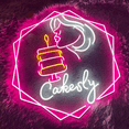 thumbnail image 1 of Glowneon Custom Bakery Logo Neon Sign, Bakery Wall Decor Signboard, 1 of 4