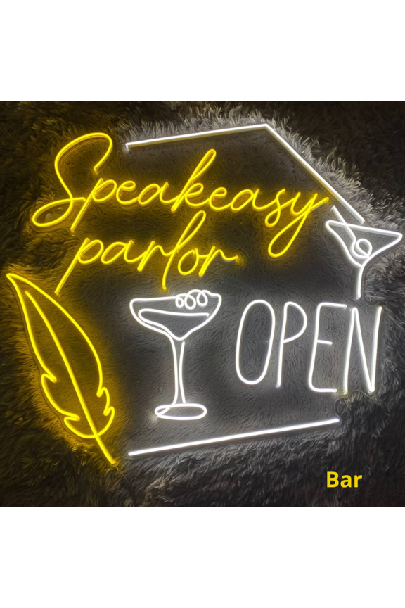 Custom Bar Logo Neon Sign, Shop Bar Pub Wall Decor Signboard