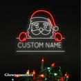 thumbnail image 1 of Glowneon Custom Name Santa Claus Neon Sign, Custom Name Santa Claus Led Light, Santa Claus Light, 1 of 4