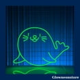 thumbnail image 1 of Glowneon Cute Seal Neon Sign, Baby Seal Led Sign, Seal LED Neon Light, Animal Neon Light, 1 of 4