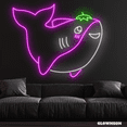 thumbnail image 1 of Glowneon Cute Shark Neon Sign, Shark Wall Decor, Nursery Room Decor, 1 of 4