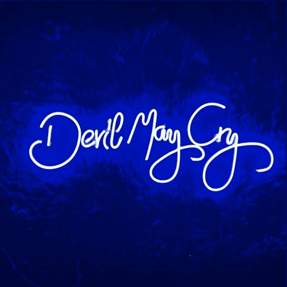 Glowneon Devil May Cry Neon Sign, Wall Decor for Room