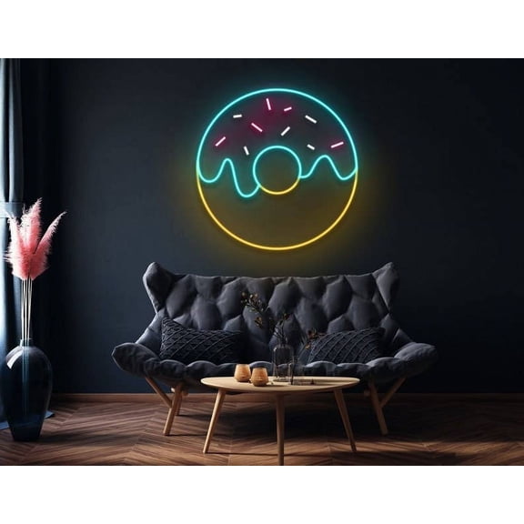 Glowneon Donut Neon Light 1, Bakery Shop Decor - Neon Sign