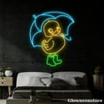 thumbnail image 1 of Glowneon Duck in the Rain Neon Sign, Baby Duck Neon Sign, Duck Led Sign, Animal Neon Light, 1 of 5
