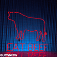thumbnail image 1 of Glowneon Eat Beef Neon Sign, BBQ Led Sign, Barbecue Grill Bar Decor, 1 of 5