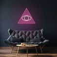 thumbnail image 1 of Glowneon Eye Neon Signs, Prophetic Eyes Led Sign, 1 of 4