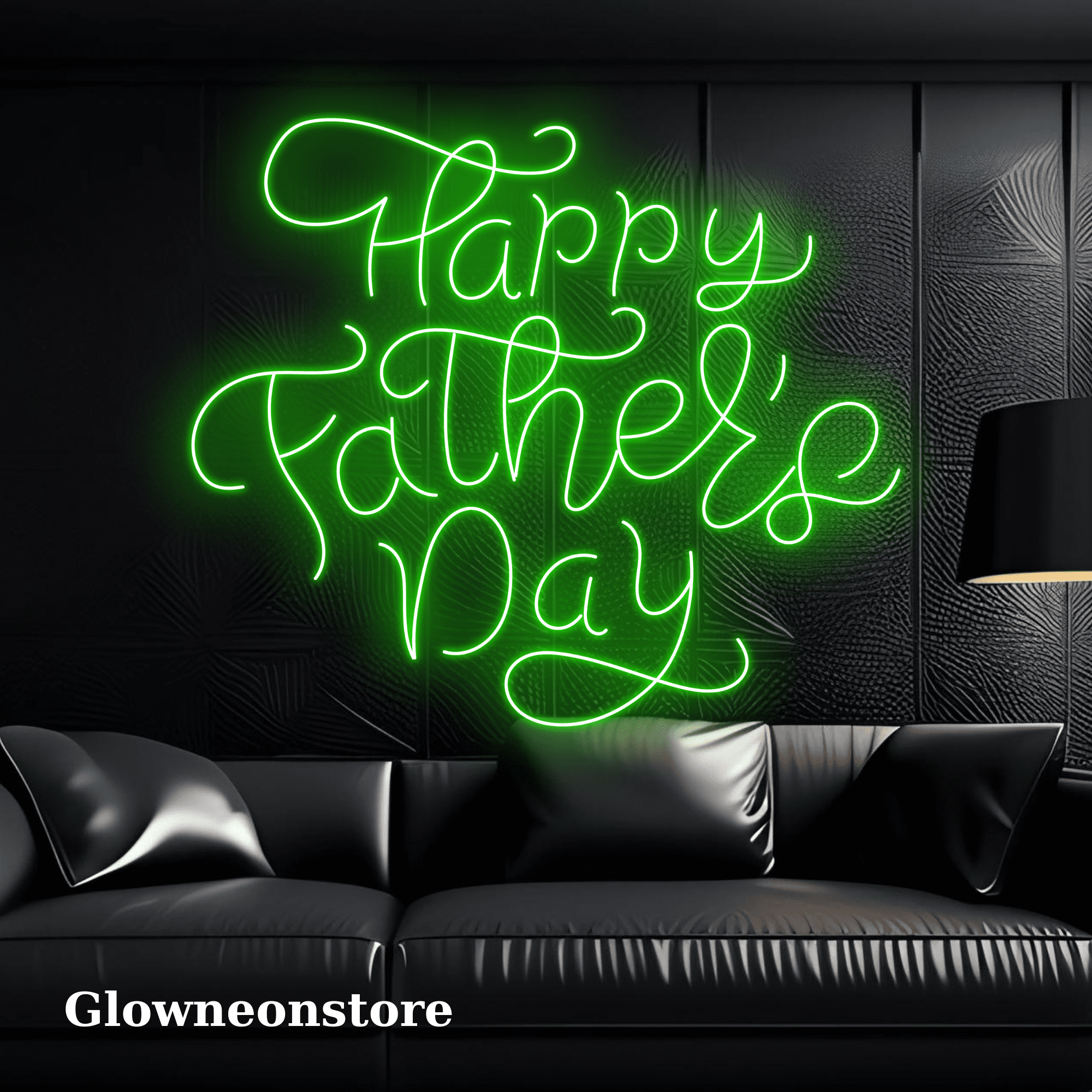 Glowneon Father's Day Neon Gift, Happy Father's Day LED Neon Sign ...