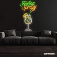 thumbnail image 1 of Glowneon Feeling Spritzy Neon Sign, Bar Wall Decor, Cocktail Led Sign, 1 of 4
