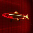 thumbnail image 1 of Glowneon Fish Neon Sign, Animal Wall Art, Seafood Restaurant Decor, 1 of 4