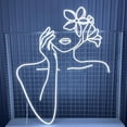 thumbnail image 1 of Glowneon Flower Girl Neon Sign, Long-lasting Boutique Decor, 1 of 4