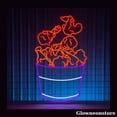 thumbnail image 1 of Glowneon Fried Chicken Neon Sign, Fried Chicken Led Light Sign, Welcome Open Fast Food Neon LED, 1 of 4