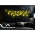 thumbnail image 1 of Glowneon Friends Neon Light, Friends Letter Sign, Friends Led Sign, Friends Gift Ideas, Home Decor, 1 of 4