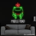 thumbnail image 1 of Glowneon Frog Mistletoad Neon Sign, Cute Frog Mistletoad Led Sign, Frog LED Light, Mistletoad Neon, 1 of 5
