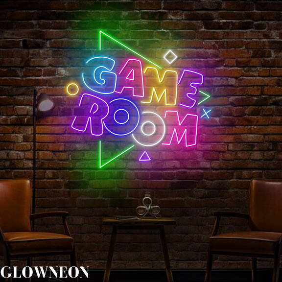 Glowneon Game Room Wall Led Light, Game Bar Neon Light, Game Wall Art