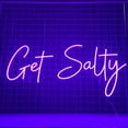 thumbnail image 1 of Glowneon Get Salty Neon Sign, Business Long-lasting lights Wall Decor, 1 of 4