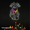 thumbnail image 1 of Glowneon Ghost Boo Jee Neon Sign, Ghost Boo Jee Led Sign, Handmade Ghost Light Neon, Boo Jee Neon, 1 of 4