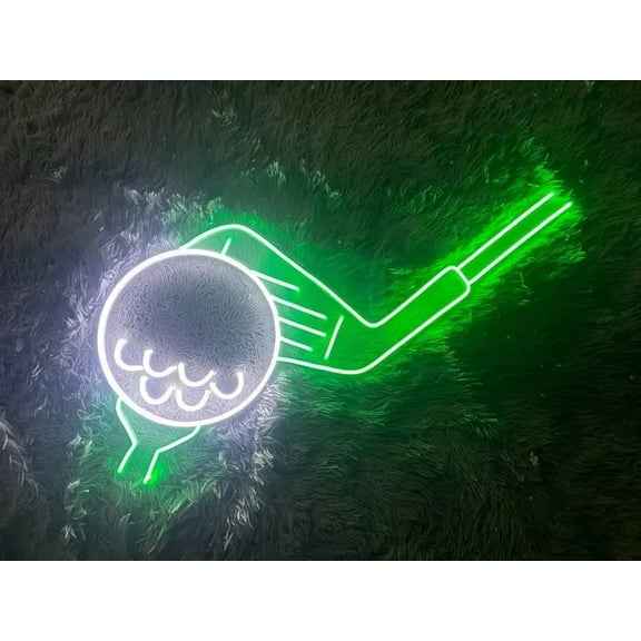 Glowneon Golf Neon Signs, Golf Club Decor, Long-lasting Signboard