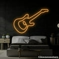 thumbnail image 1 of Glowneon Guitar Neon Sign, Electric Guitar Led Sign, Instruments Shop Decor Wall, Music Shop Led, 1 of 5
