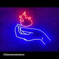 thumbnail image 1 of Glowneon Hand Fire Neon Sign, Hand Fire Led Light, Flame Neon Sign, Fire On Hand Neon Led, 1 of 4