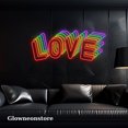 thumbnail image 1 of Glowneon Handmade Love Lgbt Neon Sign, Love Lgbt Led Light, Love Lgbt Led Sign, Love Rainbow Neon, 1 of 4