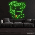 thumbnail image 1 of Glowneon Happy Saint Patrick's Day Neon Sign, St. Patrick's Day Sign, 1 of 4