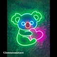 thumbnail image 1 of Glowneon Heart Koala Neon Sign, Heart Koala Led Sign, Koala Neon Sign, Koala Led Sign, Koala Led, 1 of 4