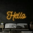 thumbnail image 1 of Glowneon Hello Neon Sign, Hello Led Sign, Motivation Quotes Neon Light Wall Art, Party Decor, 1 of 5