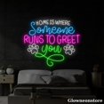 thumbnail image 1 of Glowneon Home Is Where Someone Runs To Greet You Open Neon Sign, Welcome OPEN Pet Shop Clinic Spa, 1 of 5