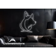 thumbnail image 1 of Glowneon Husky Neon Sign, Husky Dog Led Light, Animal Neon Sign, Husky Wall Decor, Pet Shop Sign, 1 of 3